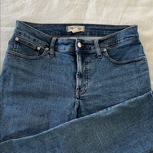 Madewell Women's Mid-Rise Perfect Vintage Straight-Leg Jeans — Blue Denim